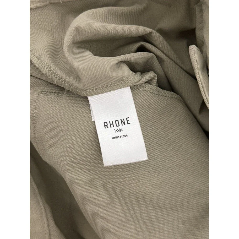 Rhone Commuter Pants 33x32 Beige Khaki Golf Performance Chino Stretch Preppy